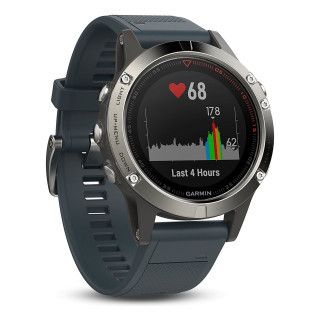 Garmin fenix 5 Argent / Bleu Granite