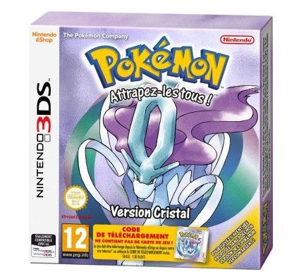 Pokemon Version Cristal (Nintendo 3DS) - code de téléchargement