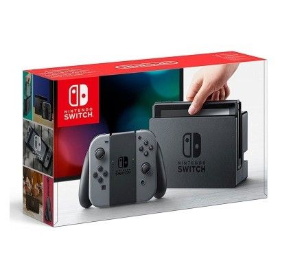 Nintendo Switch + Joy-Con droit et gauche (gris)
