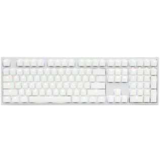 Ducky Channel One 2 Backlit (coloris blanc - MX Blue - LEDs blanches - touches PBT)
