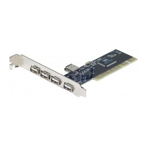 Carte PCI USB 2.0 4 Ports + 1 interne