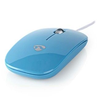 NEDIS Wired Optical Mouse Bleu