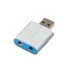 I-Tec USB Metal Mini Audio Adapter