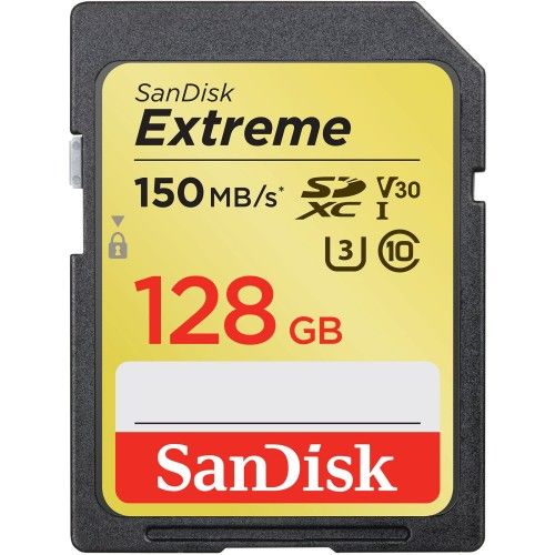 SanDisk SDXC Extreme UHS-I U3 128 Go