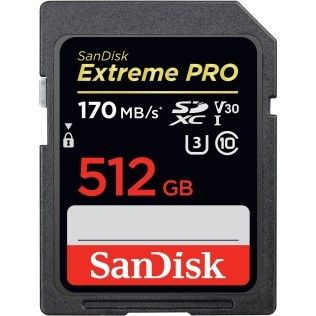 SanDisk SDXC Extreme PRO UHS-I U3 512 Go