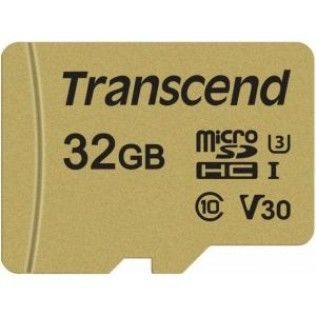 Transcend 32GB UHS-I U3 microSD avec Adaptateur  MLC mémoire flash