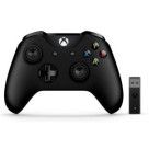 Manette Xbox One Microsoft Sans fil Noir + Adaptateur sans fil pour Windows 10