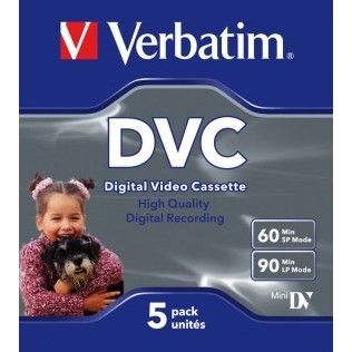 Verbatim Cassettes DV 60mn lot de 5 / MM-CASSETTES-47652
