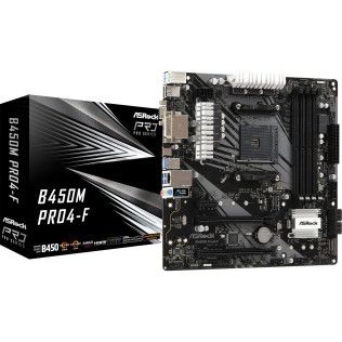 Asrock B450M-Pro 4-F