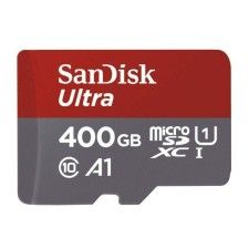 SanDisk Ultra 400 Go Carte mémoire microSDXC + adaptateur jusqu'à 100 Mo / s, Classe 10, U1, A1