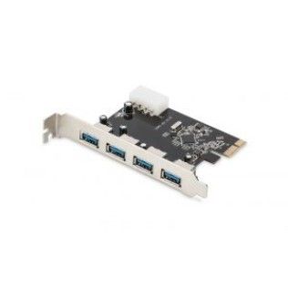 Digitus Carte PCIE 4 PORT USB 3.0