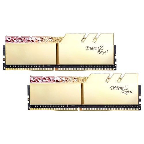 G.Skill Trident Z Royal 16 Go (2x8Go) DDR4 4000 MHz CL17 - Or - F4-4000C17D-16GTRG