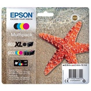 Epson Etoile de mer 603XL Noir / 603 CMJ