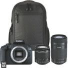 Appareil photo Reflex Canon EOS 2000D+18-55 IS+55-250 IS+Sac+SD