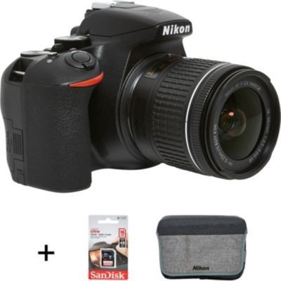 Appareil photo Reflex Nikon D3500+18-55VR+Sac+16Go+Batterie