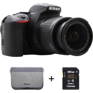 Appareil photo Reflex Nikon D5600 + AF-P 18-55 VR + 16Go + sac
