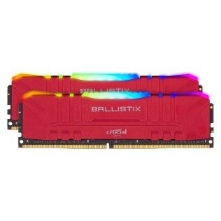 Ballistix Red RGB DDR4 16 Go (2x8Go) 3600 MHz CL16