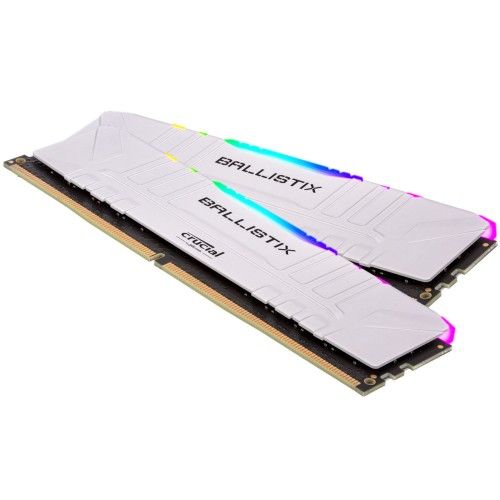 Ballistix White RGB DDR4 16 Go (2x8Go) 3200 MHz CL16