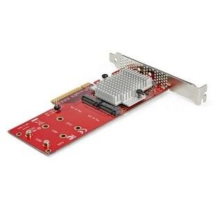 StarTech.com Carte contrôleur PCIe 3.0 x8 vers double SSD M.2 NVMe