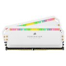 Corsair Dominator Platinum RGB 16 Go (2x8Go) DDR4 3200 MHz CL16 - Blanc - CMT16GX4M2C3200C16W