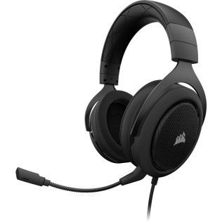 Corsair HS50 Casque gaming stéréo — Carbone