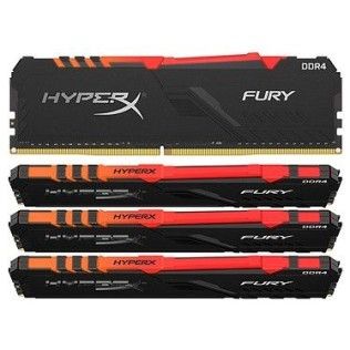 HyperX Fury RGB 64 Go (4x16Go) DDR4 3600 MHz CL18