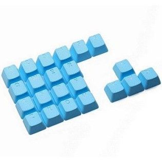 Tai-Hao Rubber DoubleShot Keycaps x22 AZERTY (Bleu)