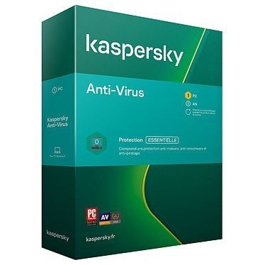 Kaspersky Anti-Virus - Licence 1 poste 1 an