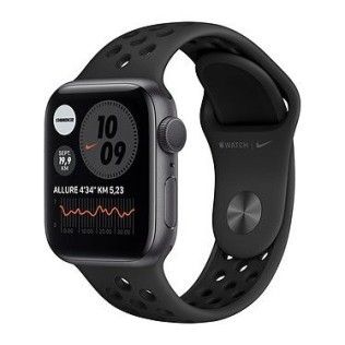 Apple Watch Nike Series 6 GPS Aluminium Space Gray Bracelet Sport Anthracite Black 40 mm
