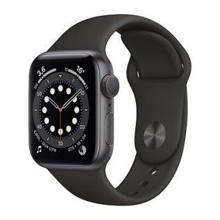 Apple Watch Series 6 GPS Aluminium Space Gray Bracelet Sport Black 40 mm