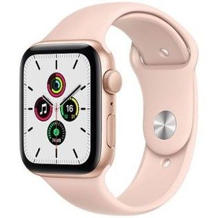 Apple Watch SE GPS Gold Aluminium Bracelet Sport Pink Sand 44 mm
