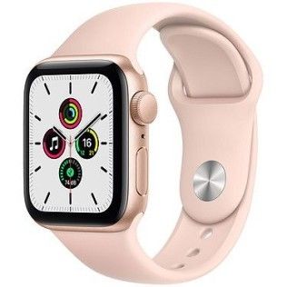 Apple Watch SE GPS Gold Aluminium Bracelet Sport Pink Sand 40 mm