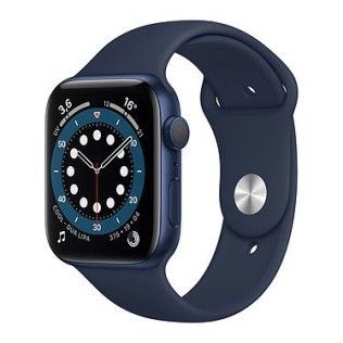 Apple Watch Series 6 GPS Aluminium Blue Bracelet Sport Deep Navy 44 mm