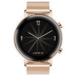 Huawei Watch GT 2 (42 mm / Maille Milanaise / Or)