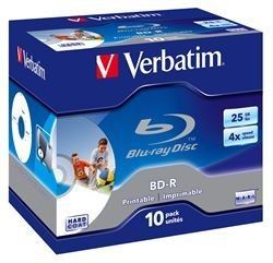 Verbatim BD-R 25 Go - 4x (Boite CD x10)