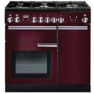 Falcon Piano de cuisson PROP90DFCY/C Mixte 90 rouge