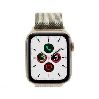 Apple Watch Series 5 - boîtier en aluminium or 44mm - bracelet milanais or (GPS)