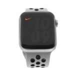 Apple Watch Series 6 Nike - boîtier en aluminium argent 44mm - bracelet sport platinium/noir (GPS+Ce