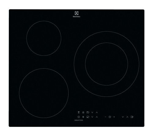 Electrolux Table induction LIT60336 3 foyers Noir