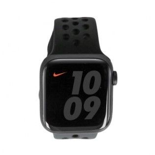 Apple Watch SE Nike - boîtier en aluminium gris sidéral 44mm - bracelet sport noir anthracite (GPS+C