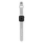 Apple Watch Series 6 GPS 40mm aluminium argent bracelet sport blanc