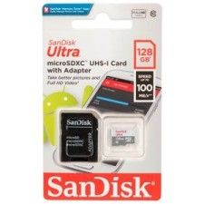 SanDisk Ultra microSDXC 128 Go + adaptateur SD