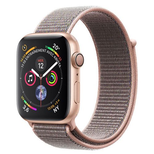 Apple Watch Series 4 40mm aluminium or boucle sport rose