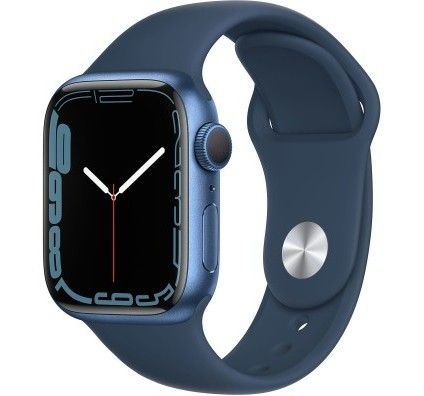 Apple Watch Series 7 GPS Aluminum Abyss Blue Sport Band 45 mm
