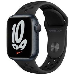 Apple Watch Nike Series 7 GPS Aluminium Minuit Bracelet Sport 41 mm