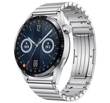 Huawei Watch GT 3 Elite (46 mm / Acier Inoxydable / Argent)