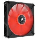 Corsair ML140 Elite Noir/Rouge