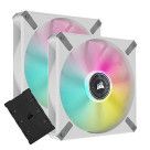 Corsair ML140 Elite RGB Blanc Dual Pack