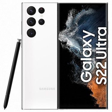 Samsung Galaxy S22 Ultra SM-S908B Blanc (12 Go / 256 Go)
