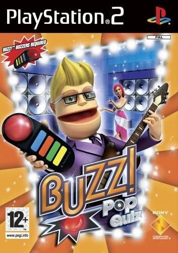 Buzz !  Pop Quiz + Buzzers - Playstation 2